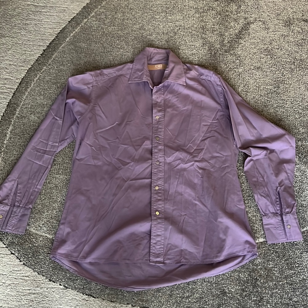 Cali ,  slightly over sized lavender light weight cotton shirt